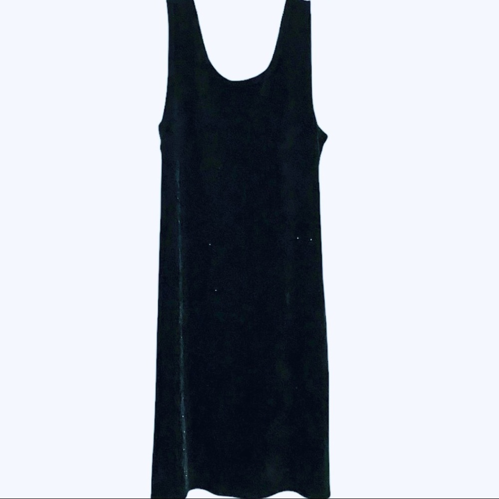 Plus USA Dress: Onyx Nite Black Sparkle Size 18